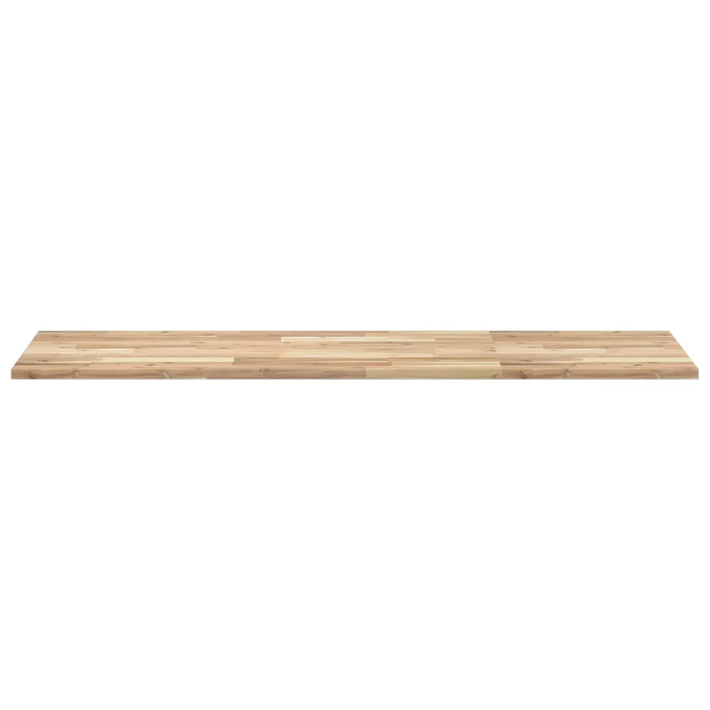 Piano da Bagno Non Trattato 120x50x2cm Legno Massello di Acacia