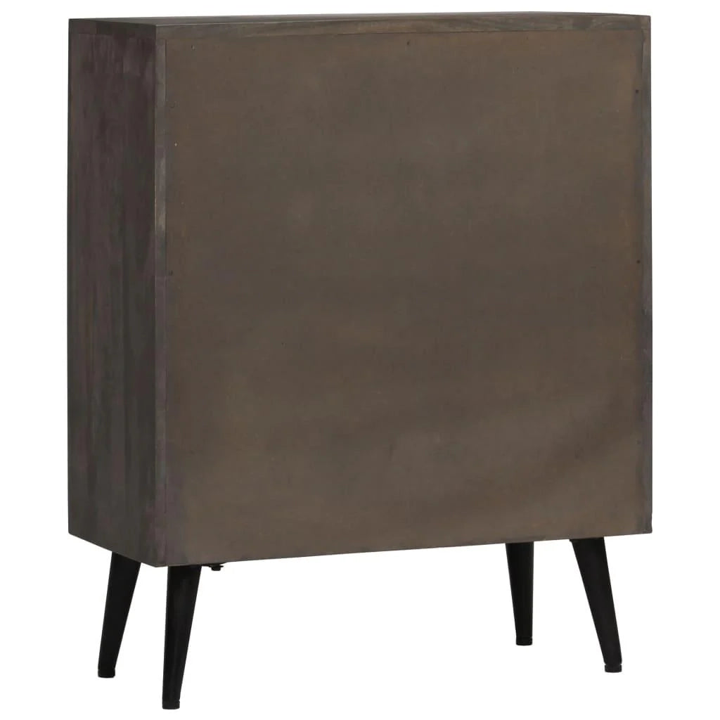 Buffet credenza mobiletto consolle mobile contenitore legno massello di mango 76 cm 4402212