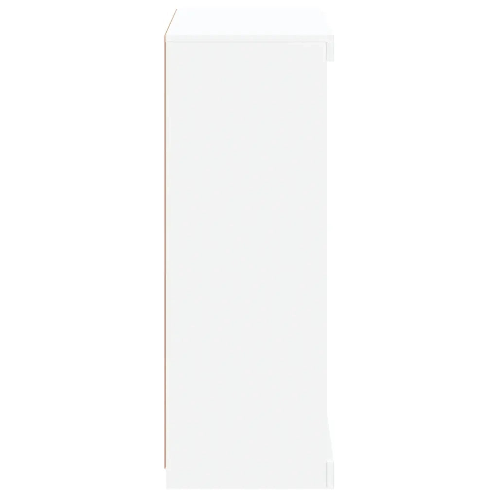 Credenza con Luci LED Bianca 60,5x37x100 cm 836707