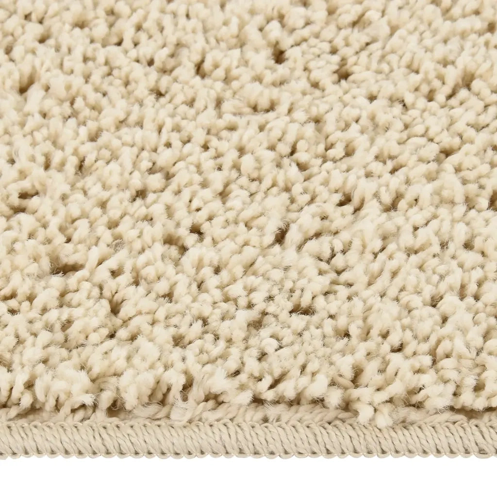 Tappeto del soggiorno | Tappeto Shaggy Crema 200x290 cm Antiscivolo