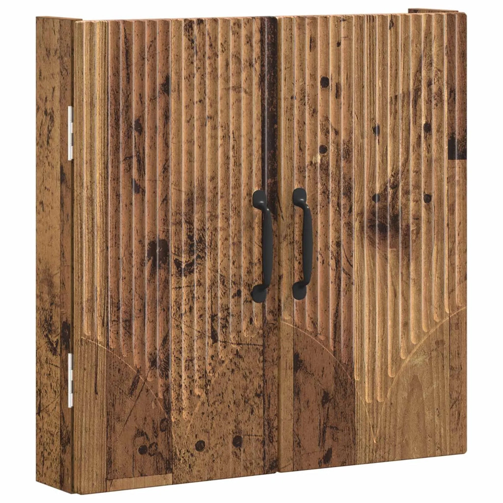 Armadio per Dartboard HOORN Legno antico 52,5 x 10,5 x 53,5 cm 897333