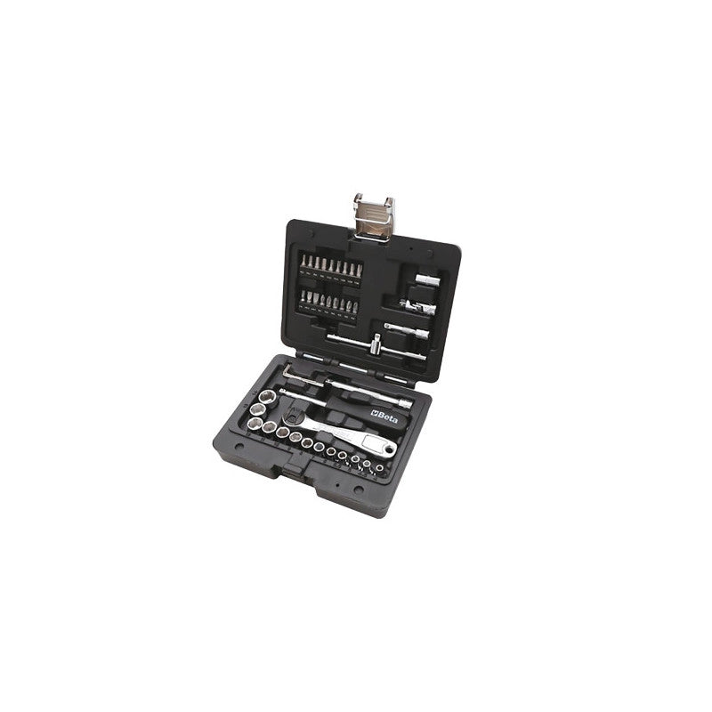 Valigetta 42 pz bussola + accessori ¼" 903E/C42 compatta – BETA