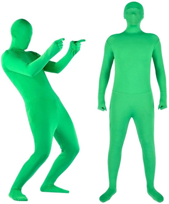 Costumi Unisex per il Volto e il Corpo - Peso Leggero - Incredibilmente Flessibile - Comodo - Adatto per Fotografia - Chiusura a Cerniera - Costume per Chiave di Croma