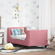 Struttura letto per bambini con testata-Giroletto per bambini Rosa 70 x 140 cm 471404