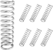 Compressore a Doppia Acciaio Inossidabile - 10 Pezzi - Resistenti alle Sollecitazioni e Corrosione - Diametro Cavo 1,2 mm - Diametro Esterno 10 mm - Migliora Precisone e Durata - Doppia Acciaio Durevole