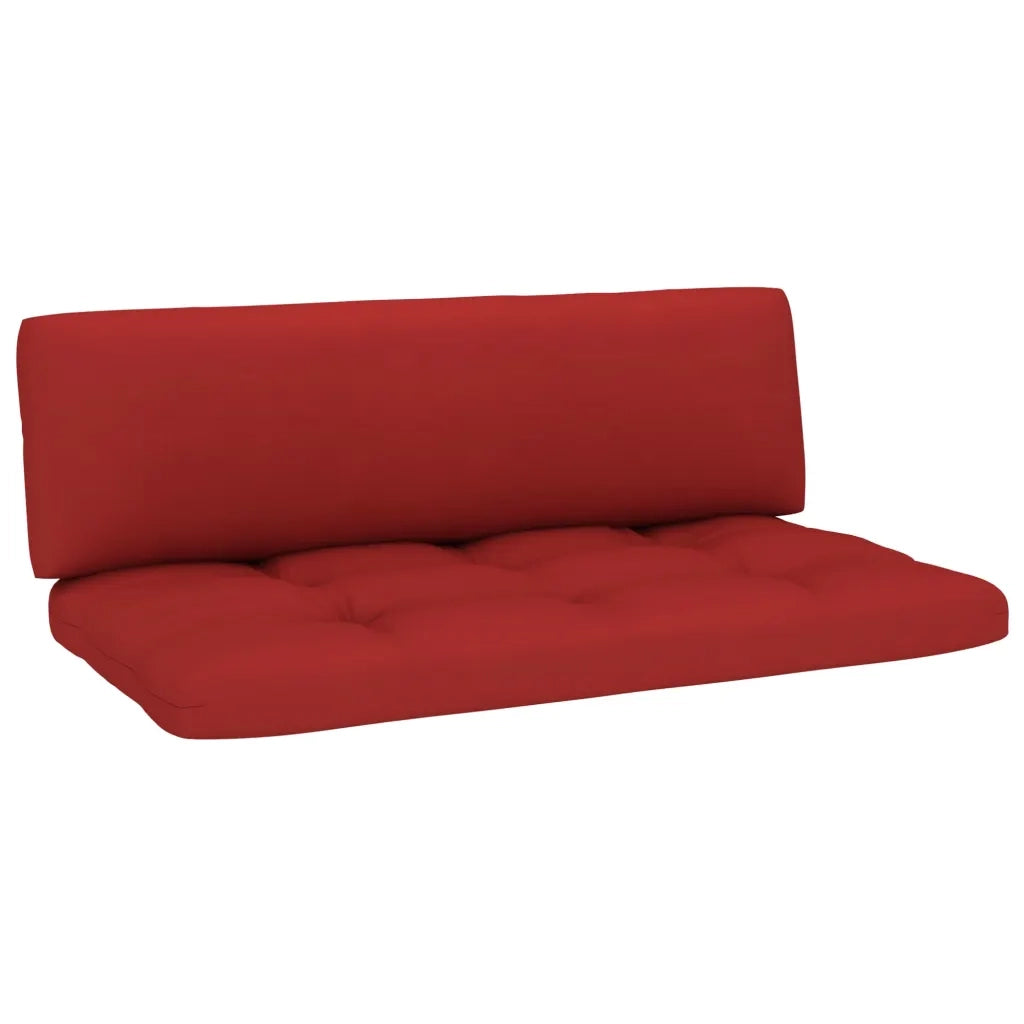 Set Divani in Pallet con Cuscini 6 pz in Pino Impregnato Bianco 3066859