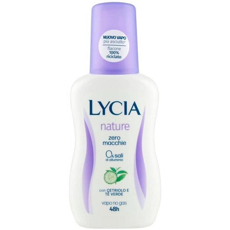 LYCIA DEODORANTE VAPO IN FORMATO DA 75 ML CETRIOLO E TÈ VERDE