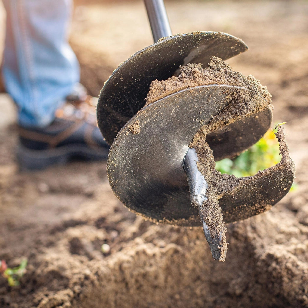 Trivella manuale per terreno KADAX, punta da 170 mm per fori nel terreno.
