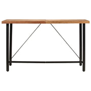 Tavolino da Bar 180x70x107 cm Legno Massello di Acacia e Ferro 356378