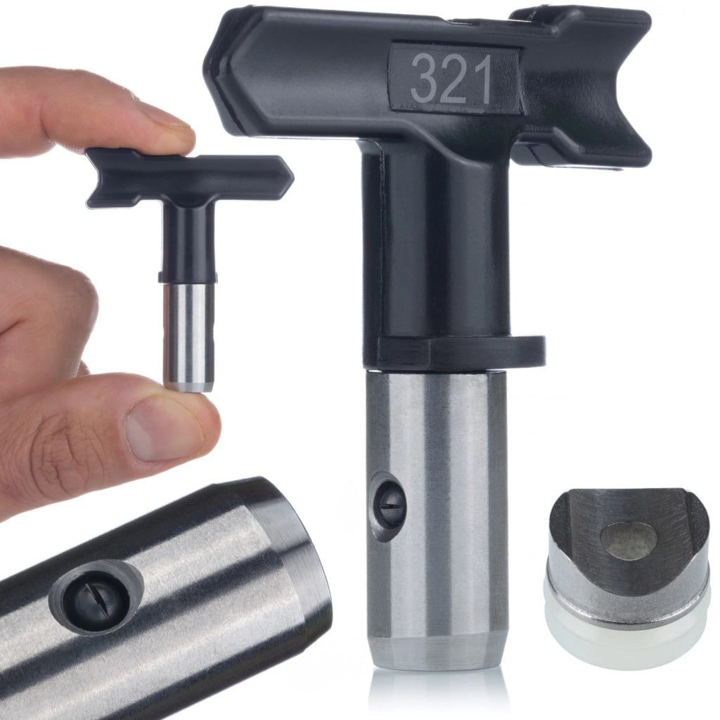 Ugello di Spruzzatura Rosfix UltraBlack 321 – Acciaio Inossidabile, Larghezza 15cm