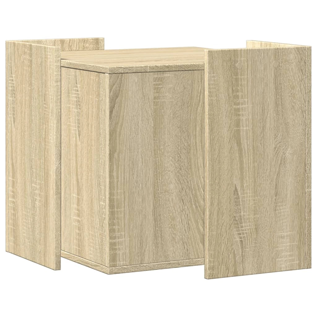 Mobiletto per lettiera per gatti in legno ingegnerizzato Sonoma marrone 02_0043340