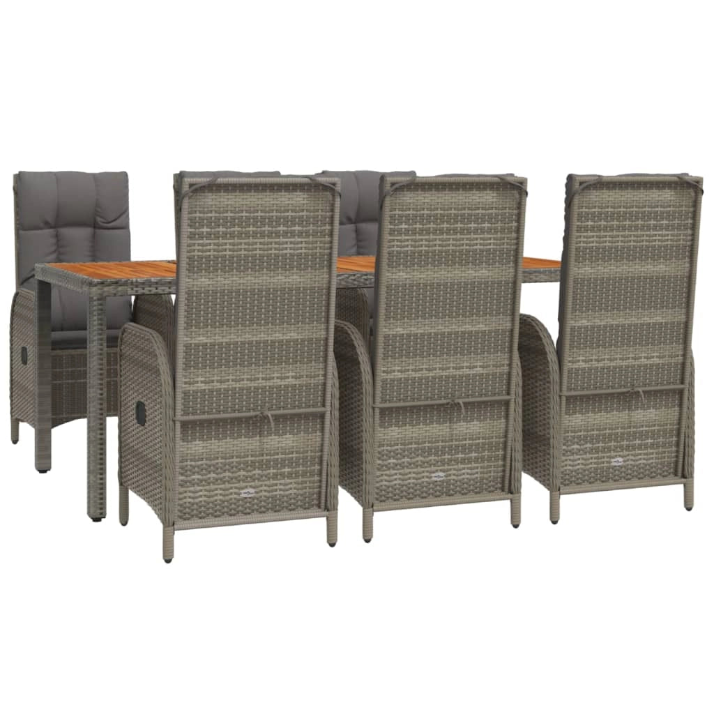Set da pranzo da giardino in rattan grigio da 7 pezzi e cuscini 02_0014894