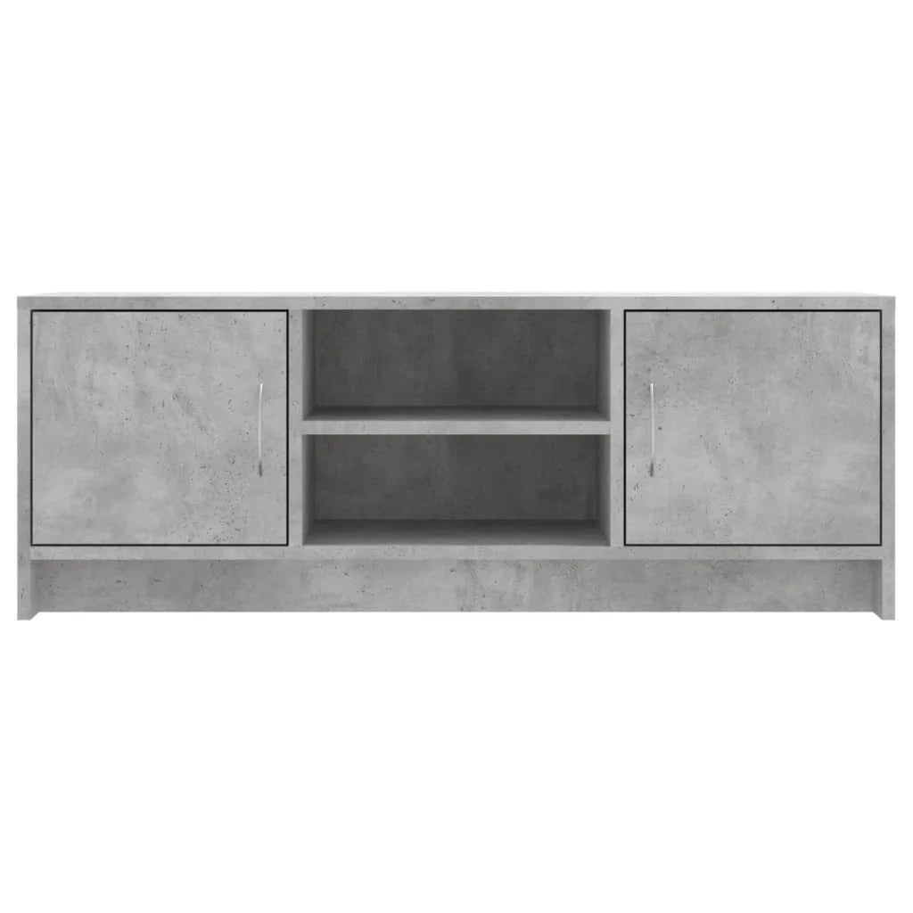 Mobile TV multimediale mensola TV credenza mobile TV sala da pranzo soggiorno camera da letto 102 x 30 x 37,5 cm legno ingegnerizzato grigio 02_0025556
