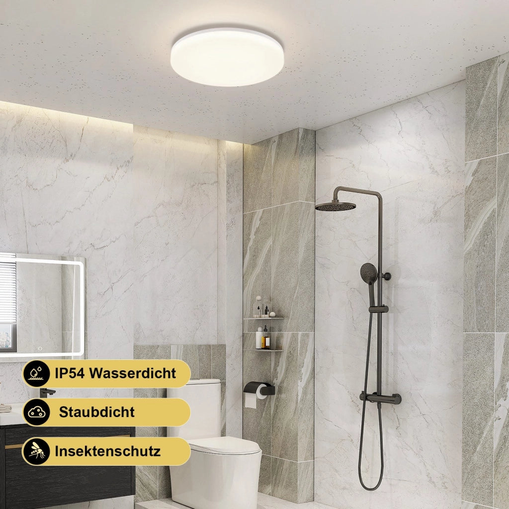 ZMH Lampada da soffitto LED RGB dimmerabile telecomando per camera letto bagno