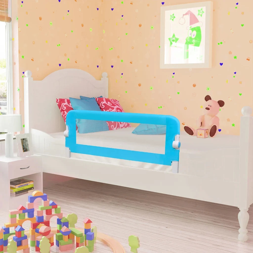 Sponda di Sicurezza per Lettino Bambino 102 x 42 cm Blu CFW1224928