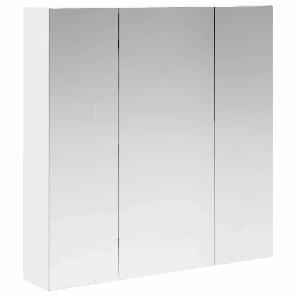 Mobiletto per specchio da bagno Bianco 70 x 14,5 x 70 cm