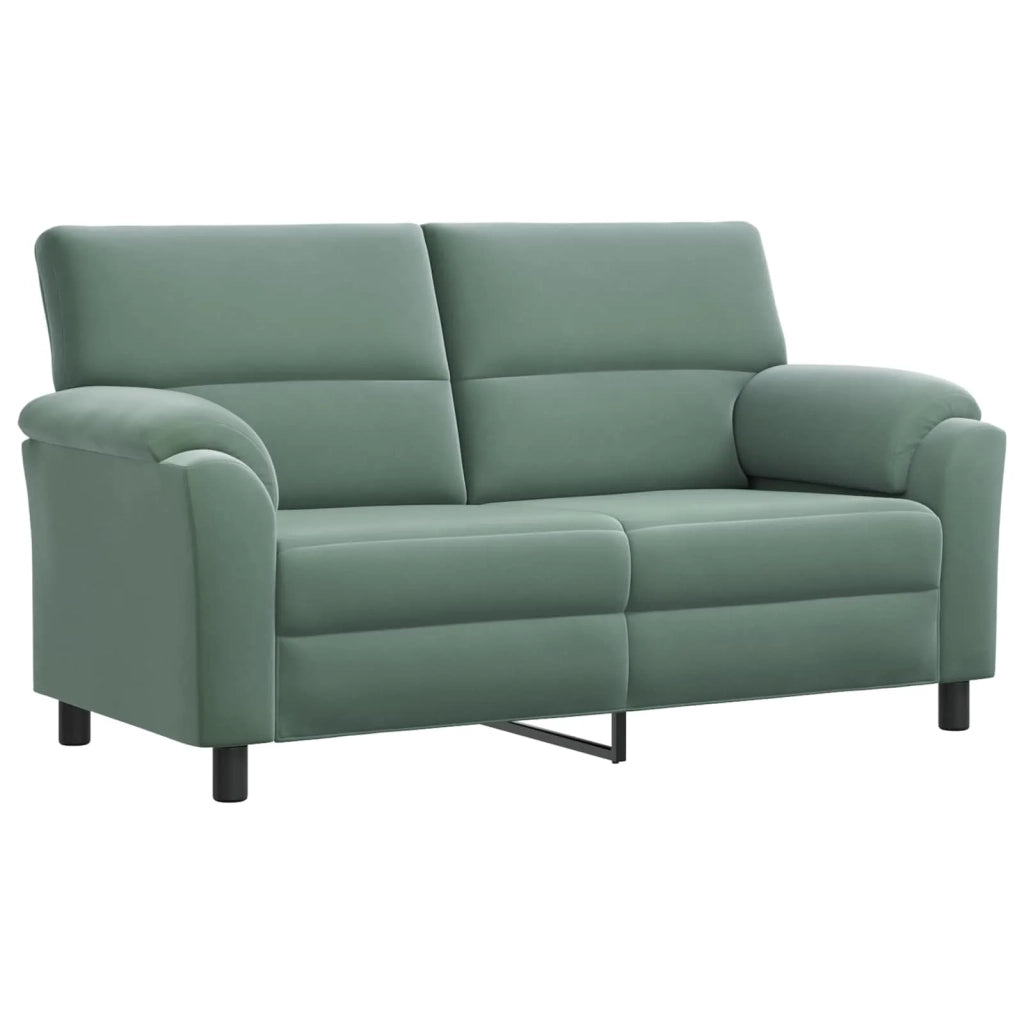 Set di divani 2 pcs Verde Mare Velluto 3430445