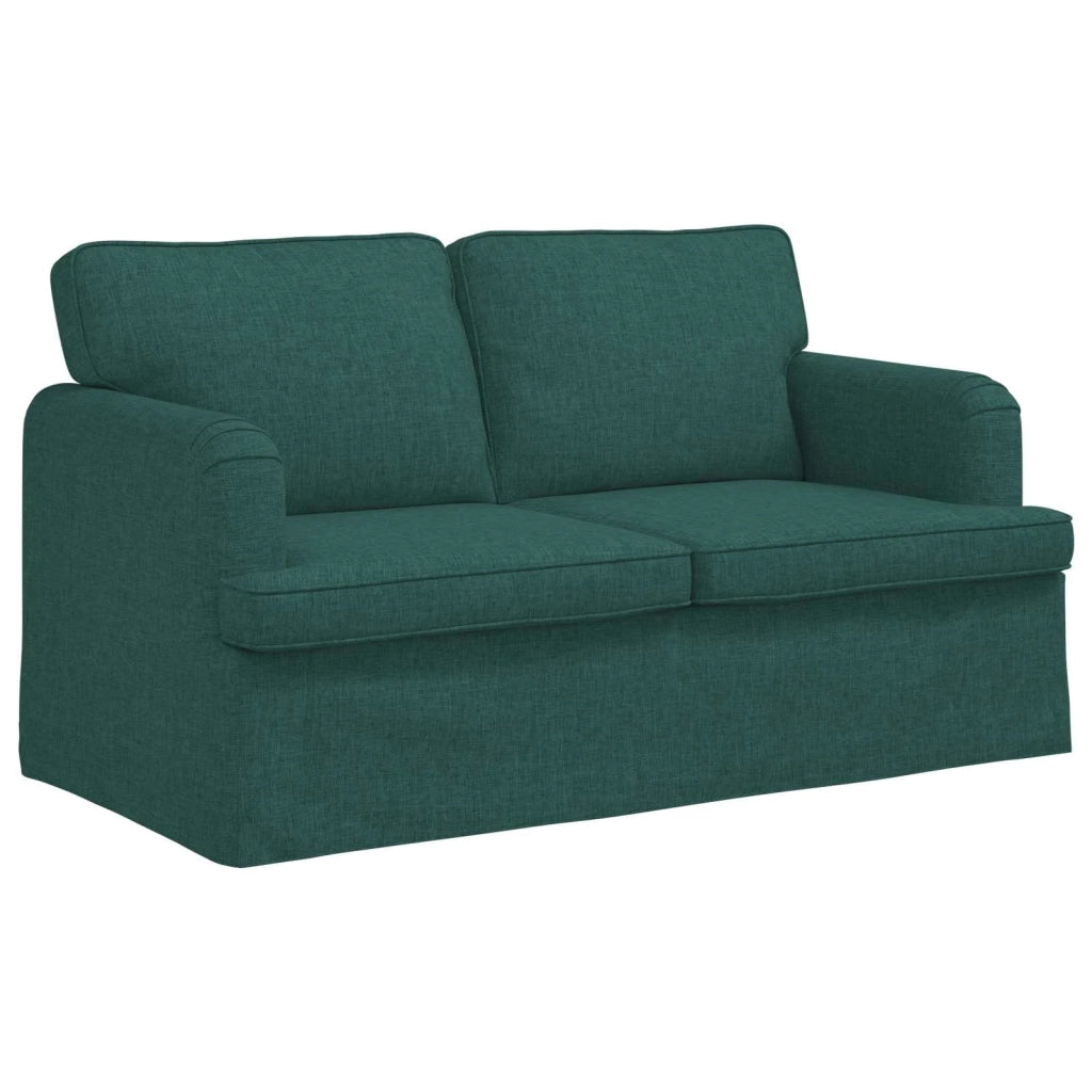 Divano Verde Scuro 144 x 80 x 85 cm Tessuto