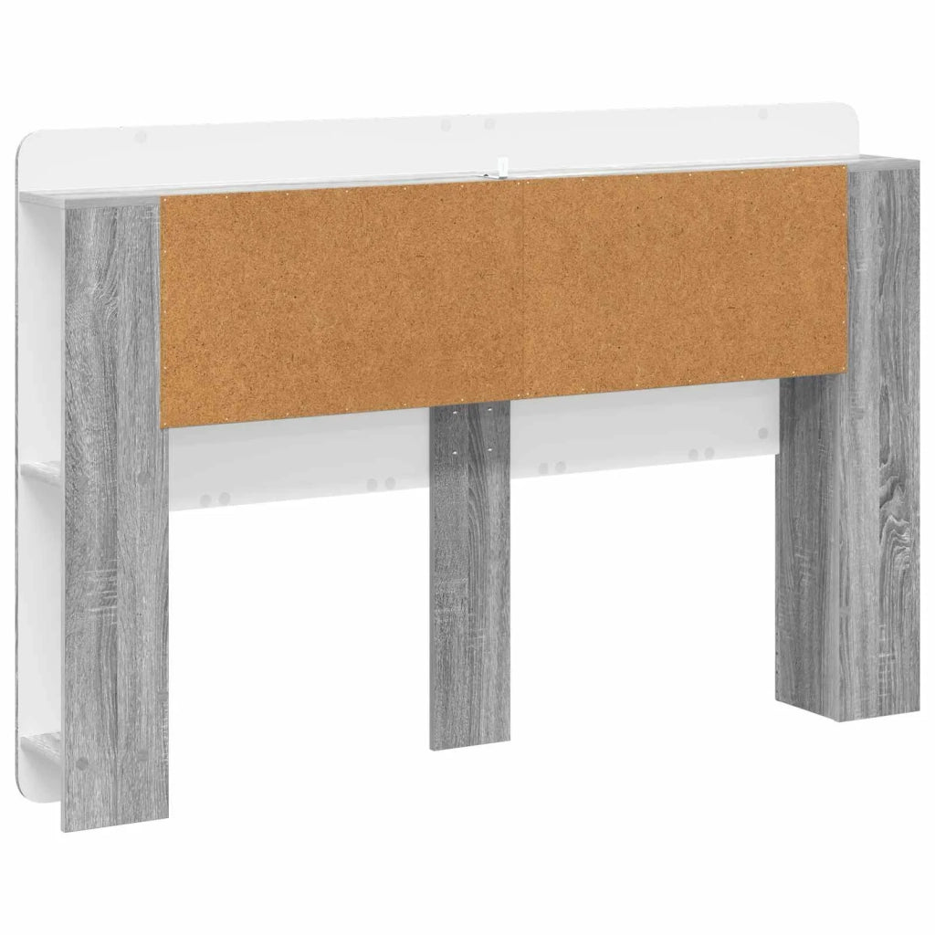 Testata del letto Grigio Sonoma Legno ingegnerizzato