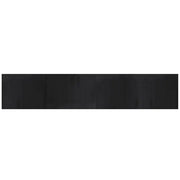 Tappeto del soggiorno | Tappeto Rettangolare Nero 80x400 cm in Bamb¨´