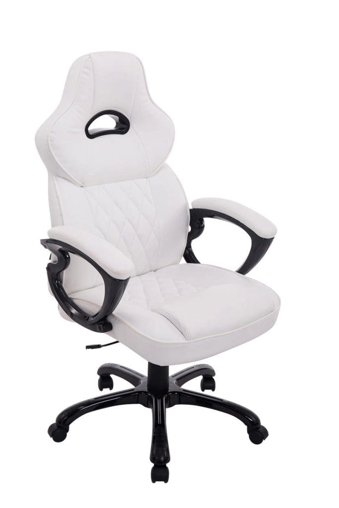 Sedia gaming BIG XXX in similpelle bianco