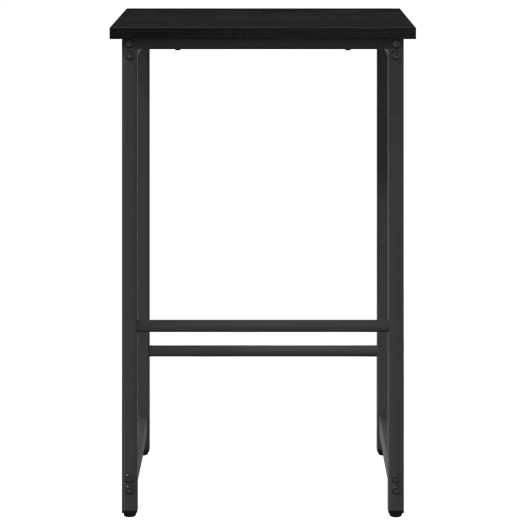 Sgabello da bar Rovere Nero 40 x 32 x 74 cm 8006193