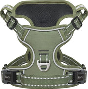 Cinturone per Cani di Taglia Media - Cinturone di Training senza Tirare con Maniglia per Allenamento All'Aperto - Verde Militare