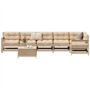 Set Divani da Giardino 7 pz in Legno Massello di Pino 3250888