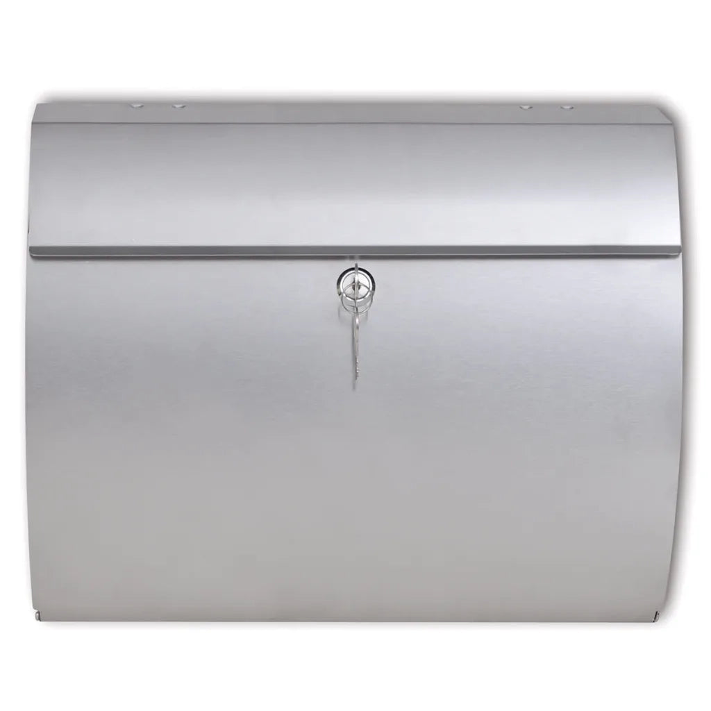 Cassetta della posta in acciaio inossidabile 37,5 x 13 x 31 cm CFW6376197