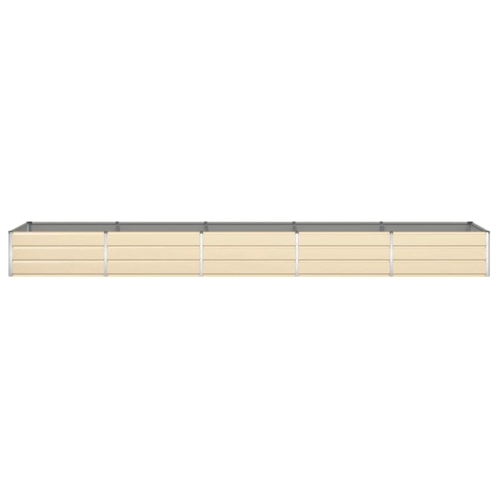Fioriera Avorio 480 x 100 x 45 cm Acciaio zincato