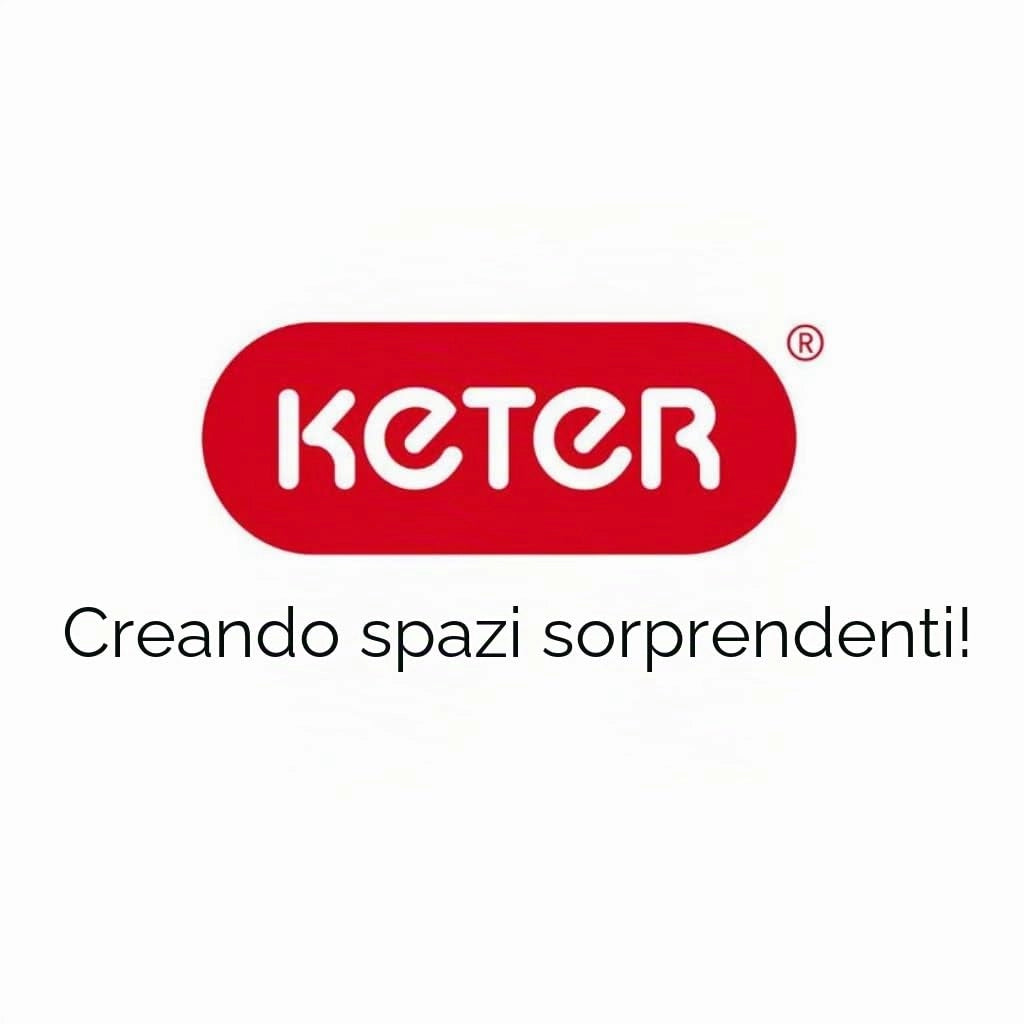 Keter ARMADIO PORTASCOPE JOLLY cm. 68x39x166 h col. Grigio
