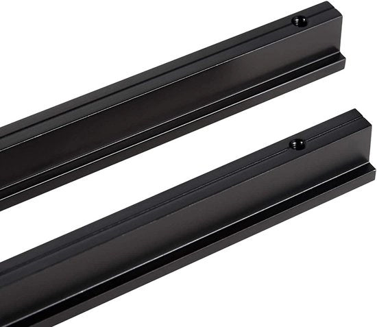 Due Pezzi Maniglia Cucina in Alluminio Nero Maniglia di Cucina Asta Maniglia Totale Lunghezza 600mm Maniglie di Cucina Maniglie di Cassetto Maniglie di Carrello Maniglie di Lato