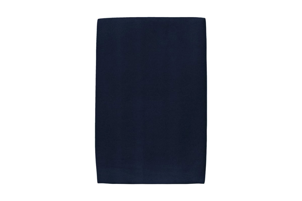 Testiera in tessuto in velluto blu oceano liscio L90 cm