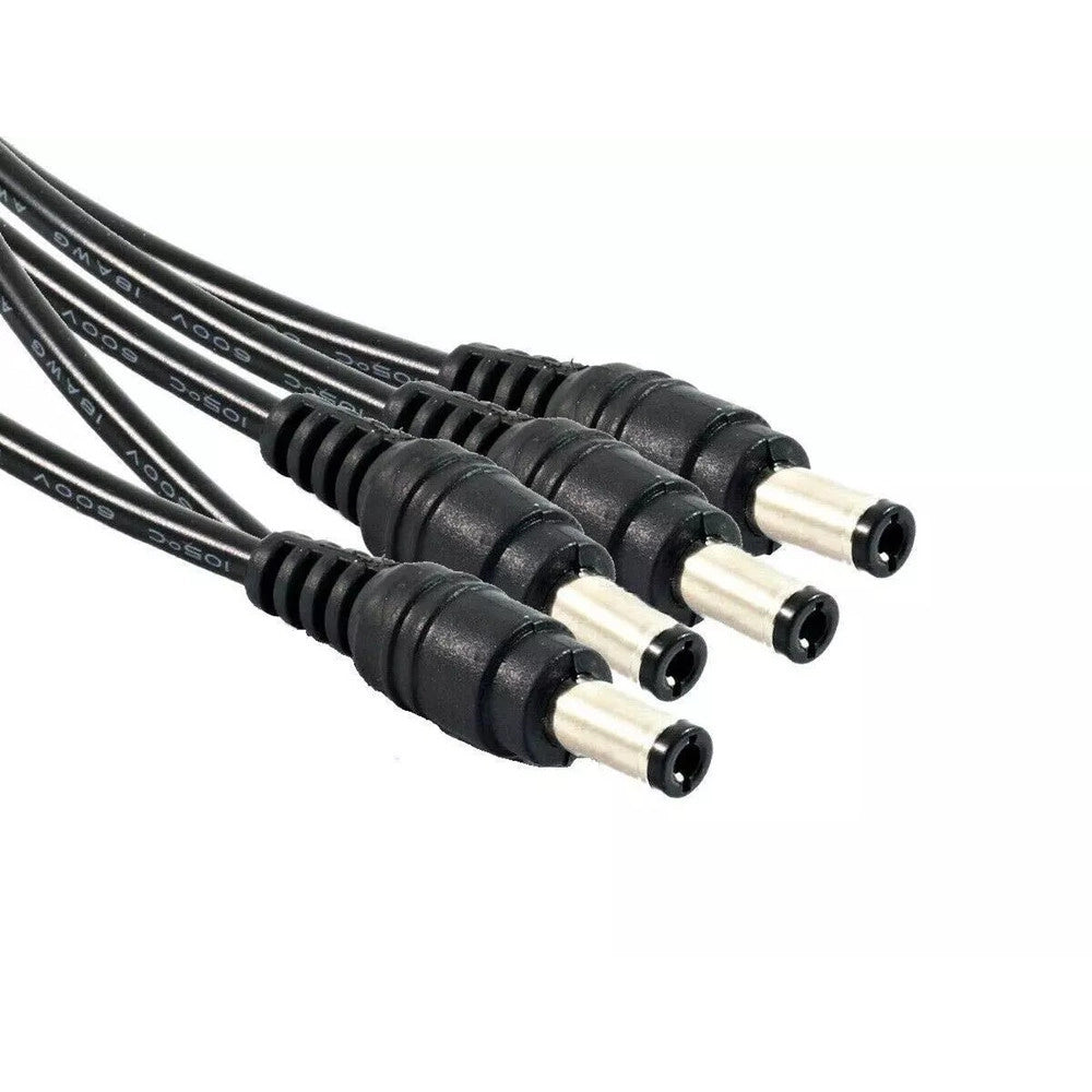 Trade Shop - Alimentatore Stabilizzato Trasformatore 12v 10 A 4 Uscite Telecamere Dvr Strisce -
