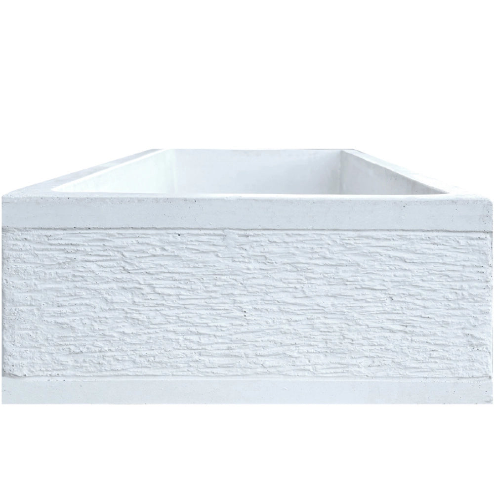 Pilozza serie grecale cemento calcestruzzo zigrinata l.70 x p.35 x h.16 cm