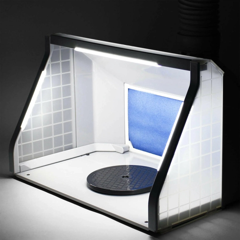 Cabina di aspirazione da 9 m³/min con illuminazione a LED e doppia ventilazione regolabile 16_0002403