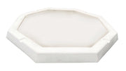 Piatto Doccia Ottagonale da Esterno Giardino 80 cm Arkema Bianco