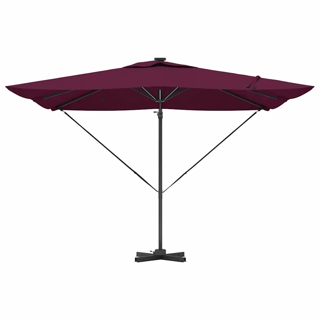 Ombrellone Rosso Bordeaux 286 x 284 x 270 cm 42003325