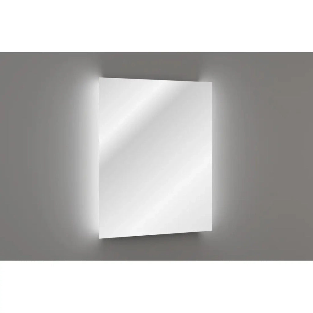 Specchio bagno LED rettangolare 80x60 cm design moderno