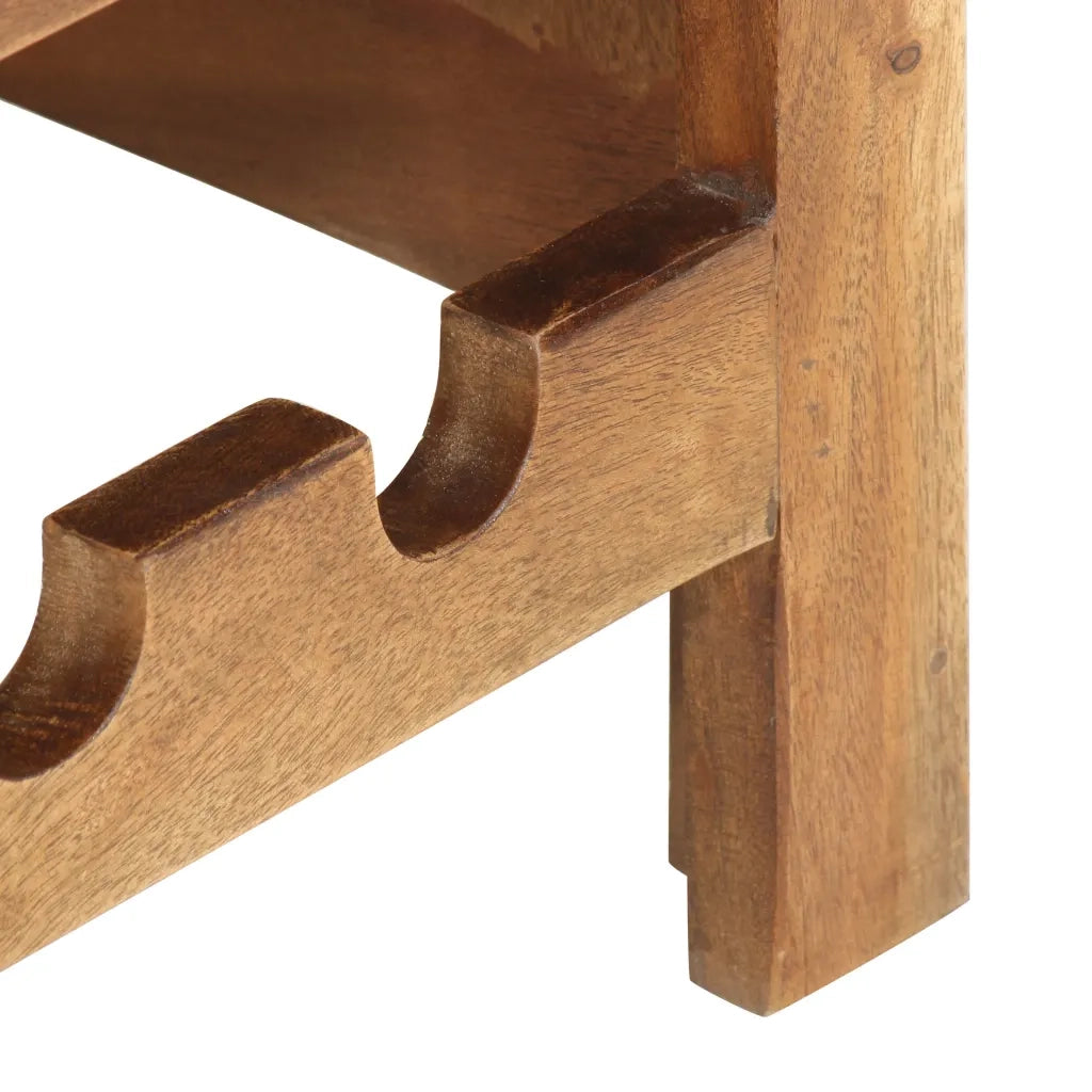 Mobiletto Portavini 40x30x80 cm in Legno Massello di Acacia 287482