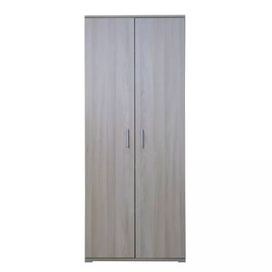 Armadio Portascope 2 Ante 6 Ripiani 72,3x36x177,1 cm in Truciolare Nobilitato Olmo