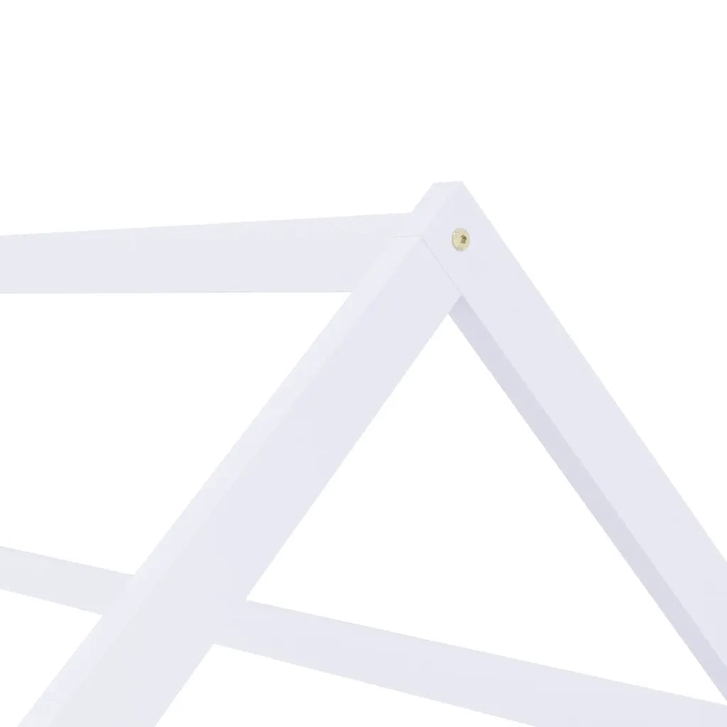 Giroletto per Bambini | Letto Infantile | Lettino Bianco in Massello di Pino 70x140 cm