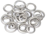 Assortimento di Borghiglie a Guscio Corrugato in Acciaio Inossidabile - M6x10mm - 60 pezzi - Duraturo e Resistente alla Corrosione