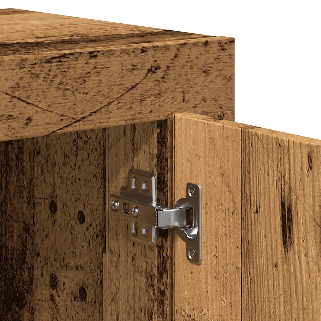 Credenza | Madia | Buffet da pranzo | Armadio da pranzo Legno Antico 92x35x75 cm in Legno Multistrato