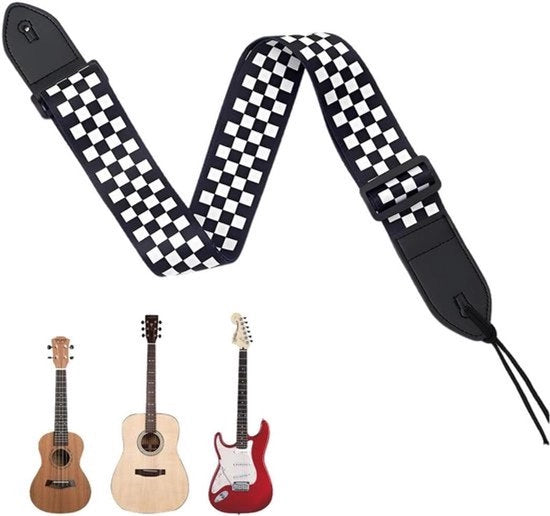 Armband per Chitarra - Elettrico - Regolabile - Multicolore - Acustico - Regalo - Adatto a Tutti i Modelli - Accessorio Chitarristico