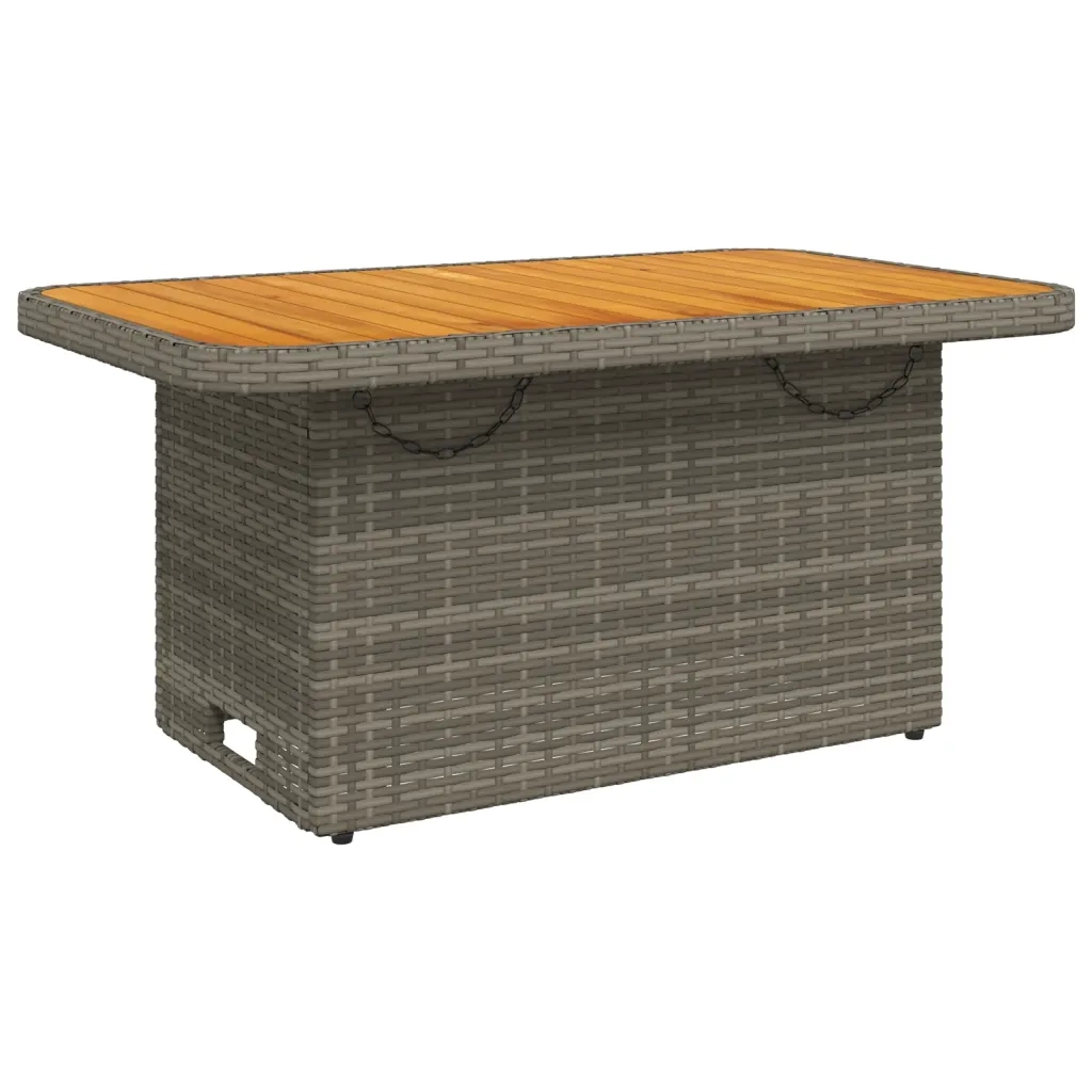 Set da Pranzo da Giardino 4 pz con Cuscini in Polyrattan Grigio 3277407