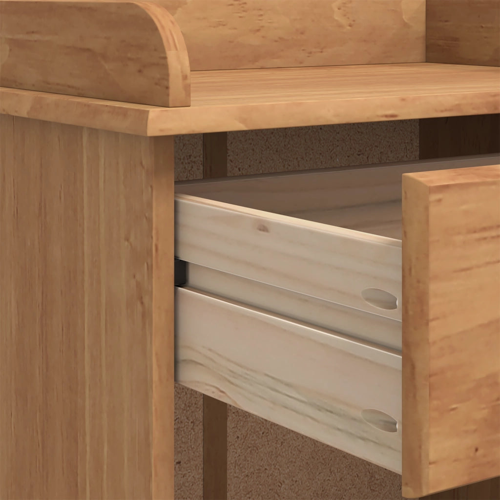 Cabinet vino ASKIM con 12 porta bottiglie in legno massello di pino color miele