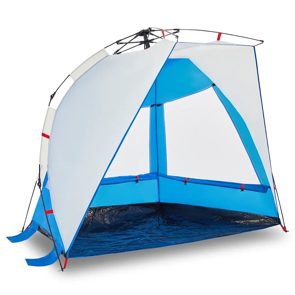 Tenda da Spiaggia 2 Persone-Tenda da campeggio Azzurro Rilascio Rapido Impermeabile 557540