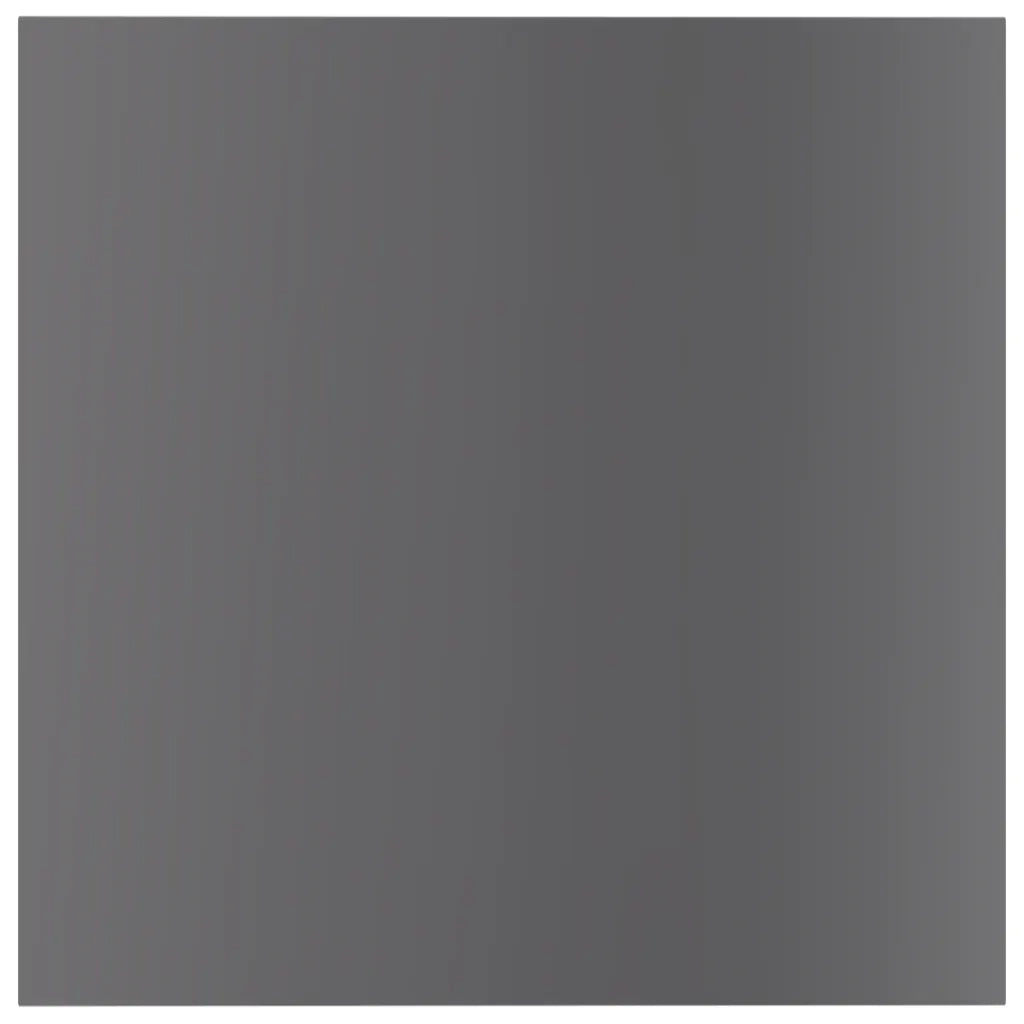Ripiani Libreria 8 pz Grigio Lucido 40x40x1,5 cm in Truciolato