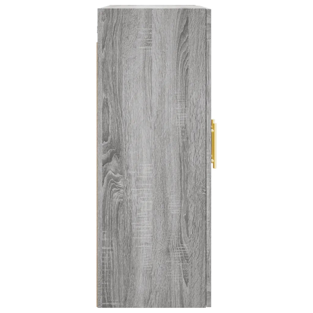 Mobile a Parete Grigio Sonoma 69,5x34x90 cm 828474